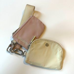 Lululemon dual pouch wristlet - USED